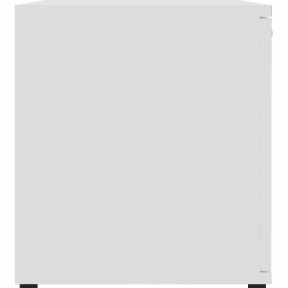 vidaXL Mueble de TV madera contrachapada 120x34x37 cm Blanco Sale