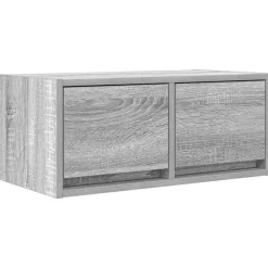 vidaXL Mueble de TV madera contrachapada 60x31x25,5 cm Gris sonoma Hot