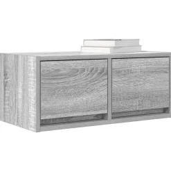 vidaXL Mueble de TV madera contrachapada 60x31x25,5 cm Gris sonoma Hot