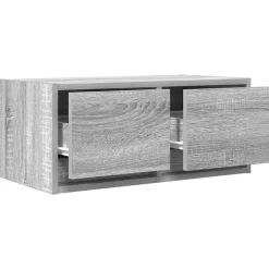 vidaXL Mueble de TV madera contrachapada 60x31x25,5 cm Gris sonoma Hot