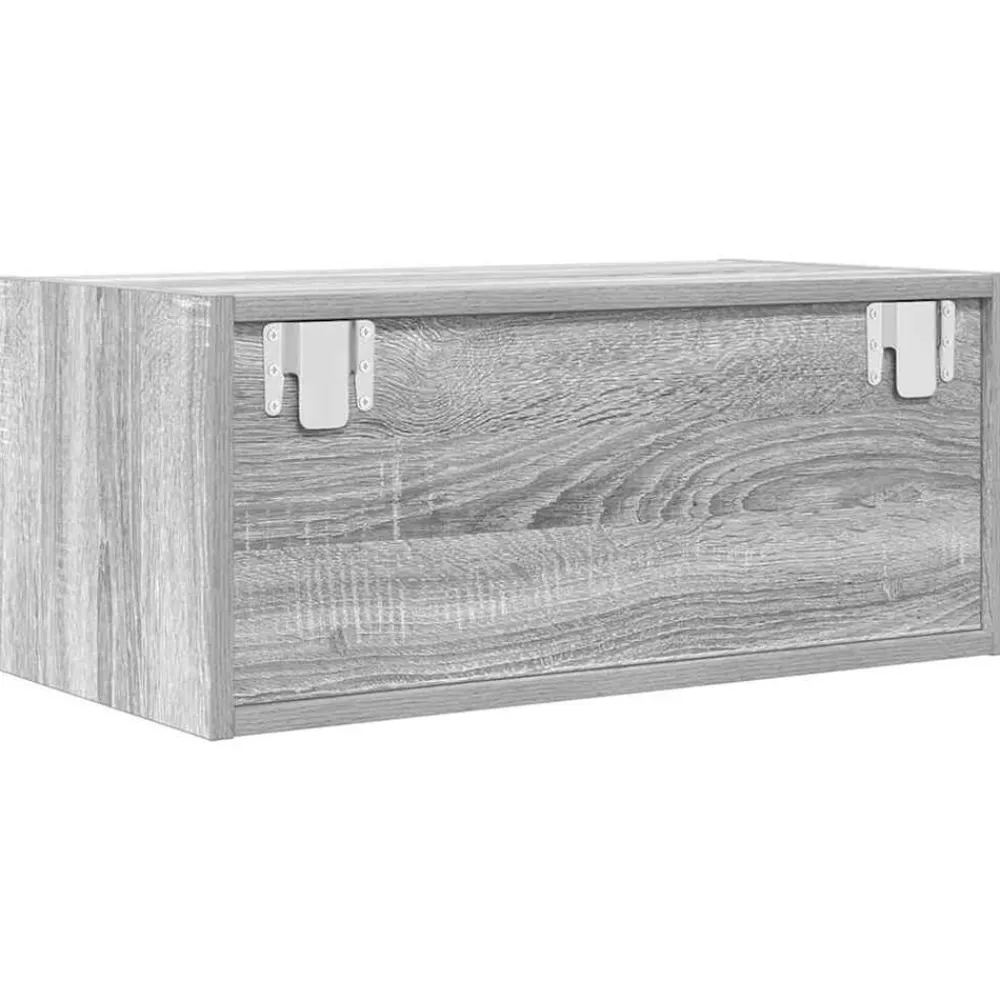 vidaXL Mueble de TV madera contrachapada 60x31x25,5 cm Gris sonoma Hot