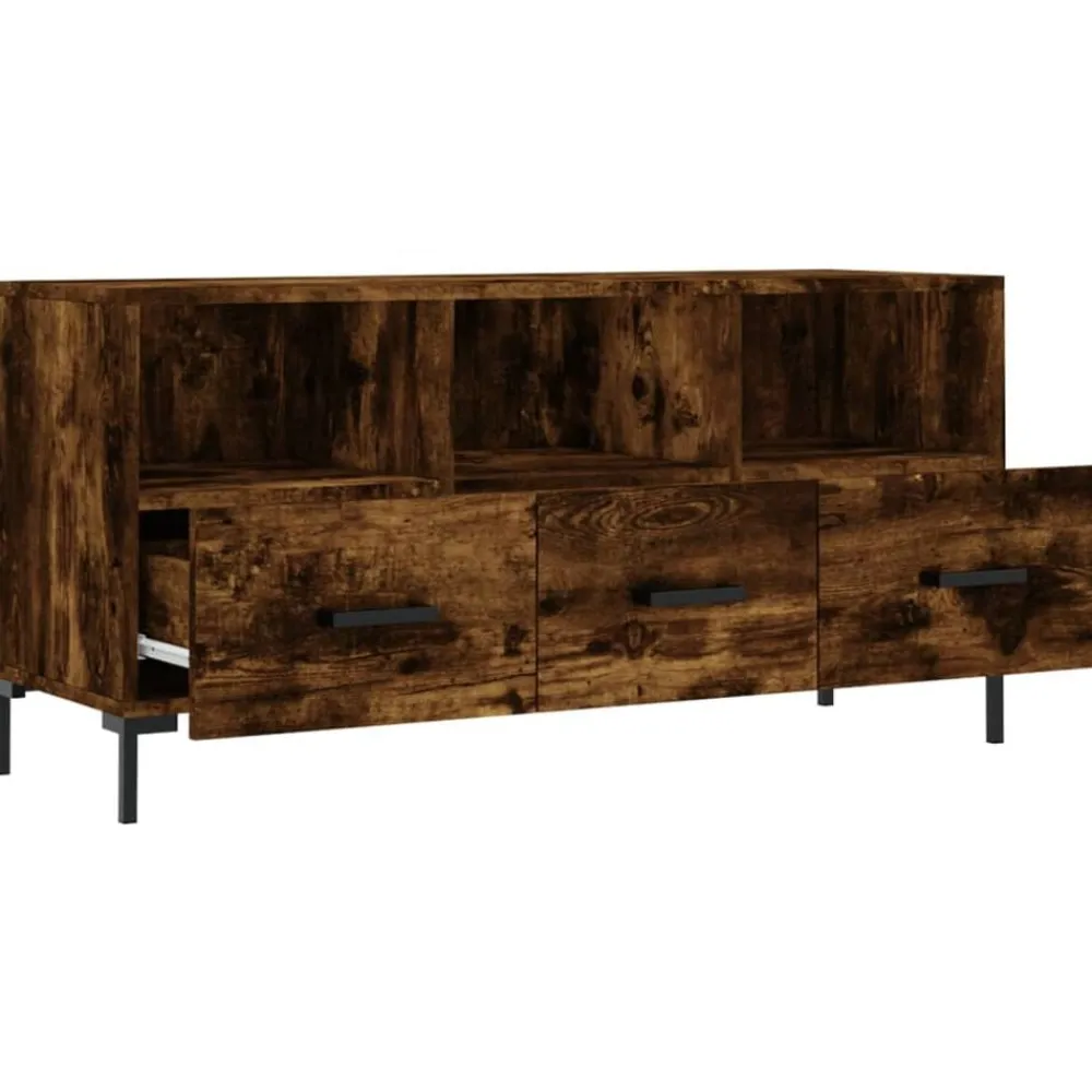 vidaXL Muebles Tv-Mueble de TV madera de ingeniería 102x36x50 cm