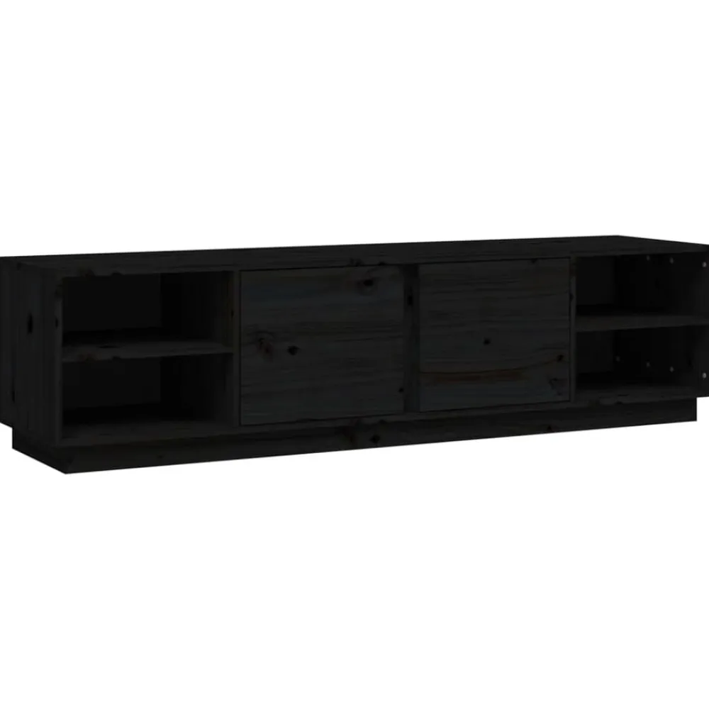 vidaXL Muebles Tv-Mueble de TV madera maciza de pino 156x40x40 cm