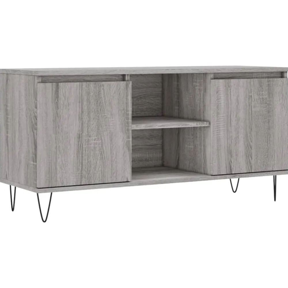 vidaXL Muebles Tv-Mueble de TV madera de ingeniería 104x35x50 cm