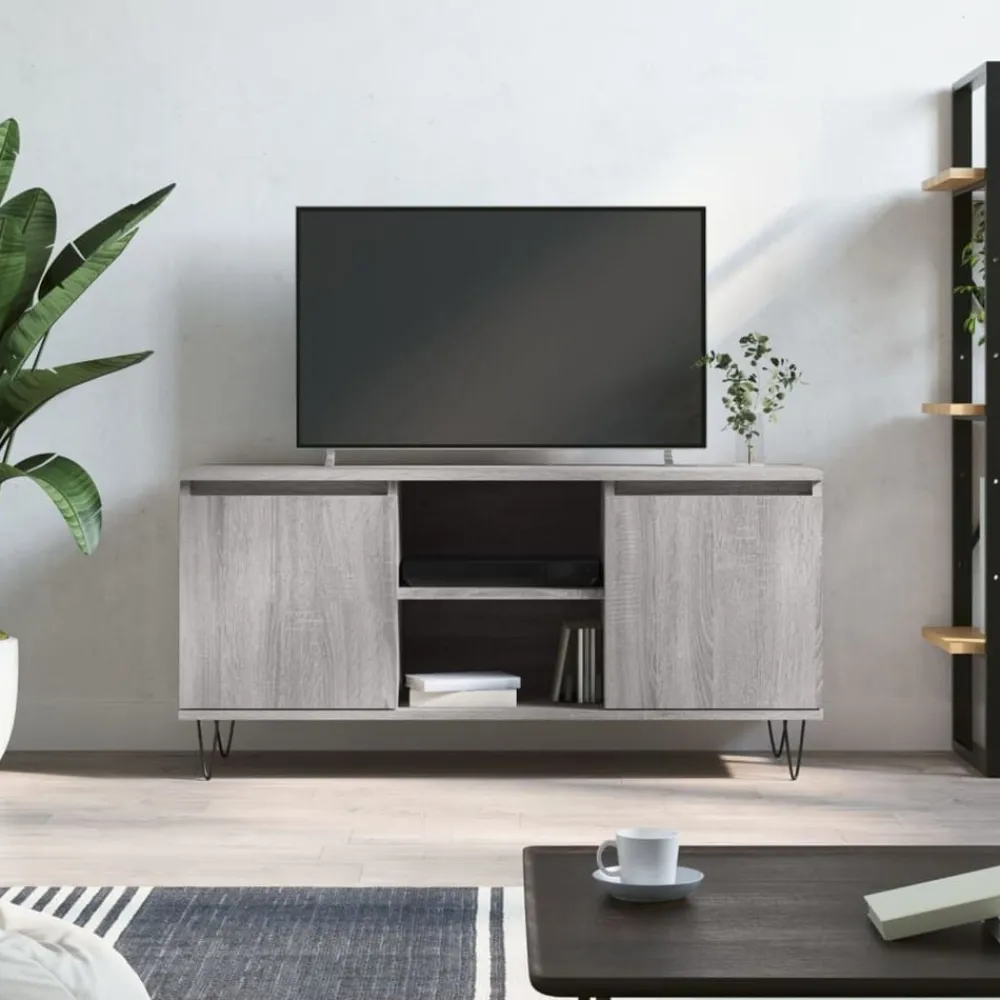 vidaXL Muebles Tv-Mueble de TV madera de ingeniería 104x35x50 cm