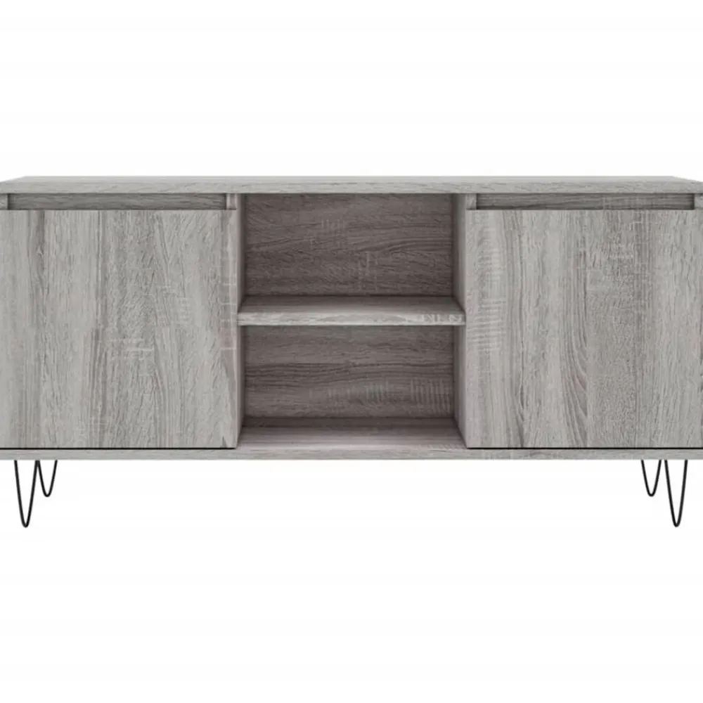 vidaXL Muebles Tv-Mueble de TV madera de ingeniería 104x35x50 cm