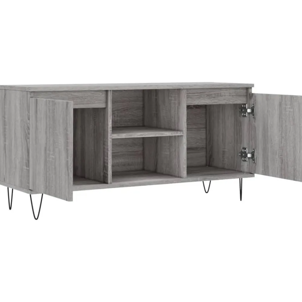 vidaXL Muebles Tv-Mueble de TV madera de ingeniería 104x35x50 cm