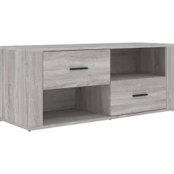 vidaXL Muebles Tv-Mueble de TV madera contrachapada 100x35x40 cm