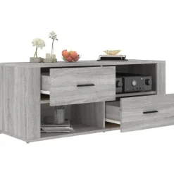 vidaXL Muebles Tv-Mueble de TV madera contrachapada 100x35x40 cm