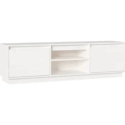 vidaXL Muebles Tv-Mueble de TV madera maciza de pino 140x35x40 cm
