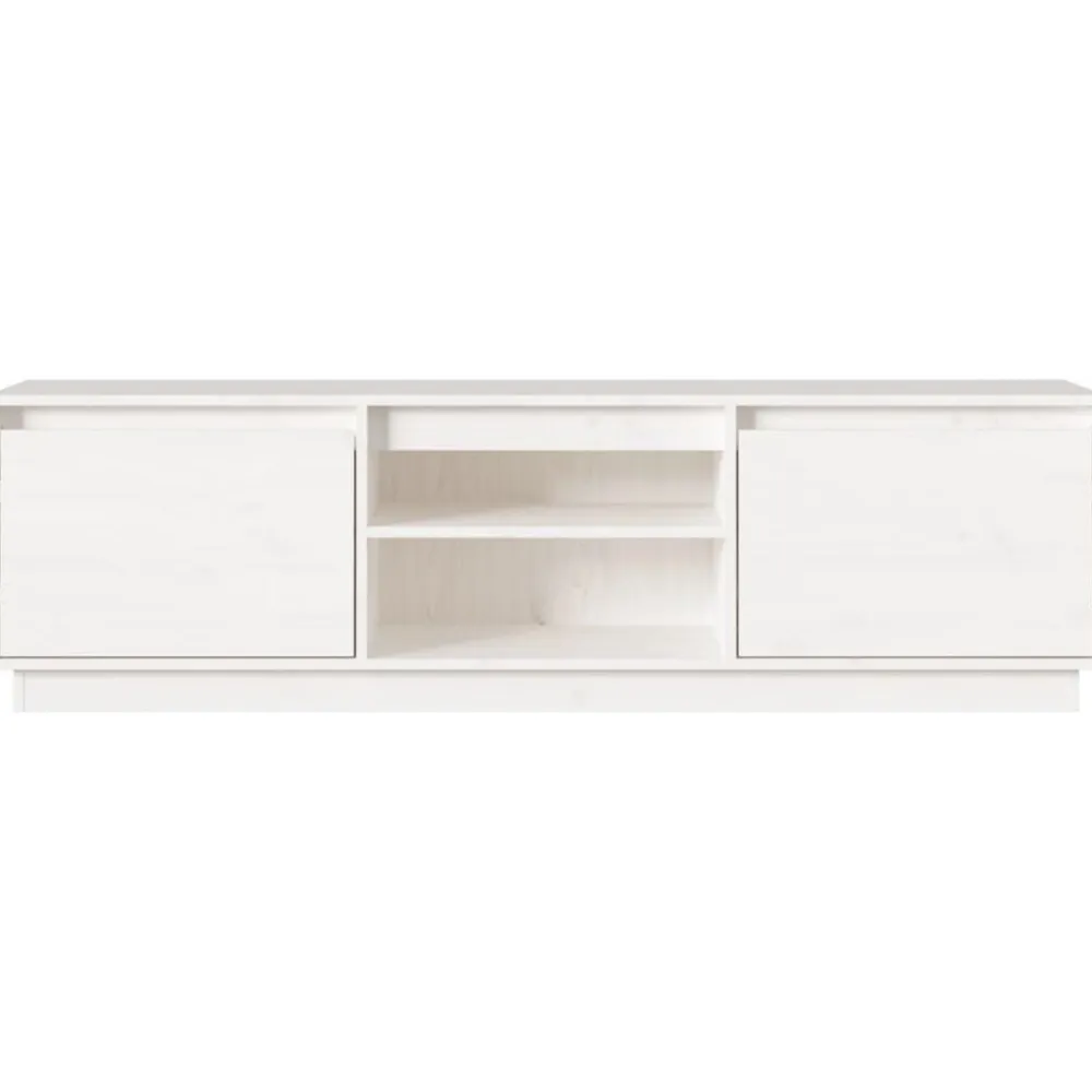 vidaXL Muebles Tv-Mueble de TV madera maciza de pino 140x35x40 cm