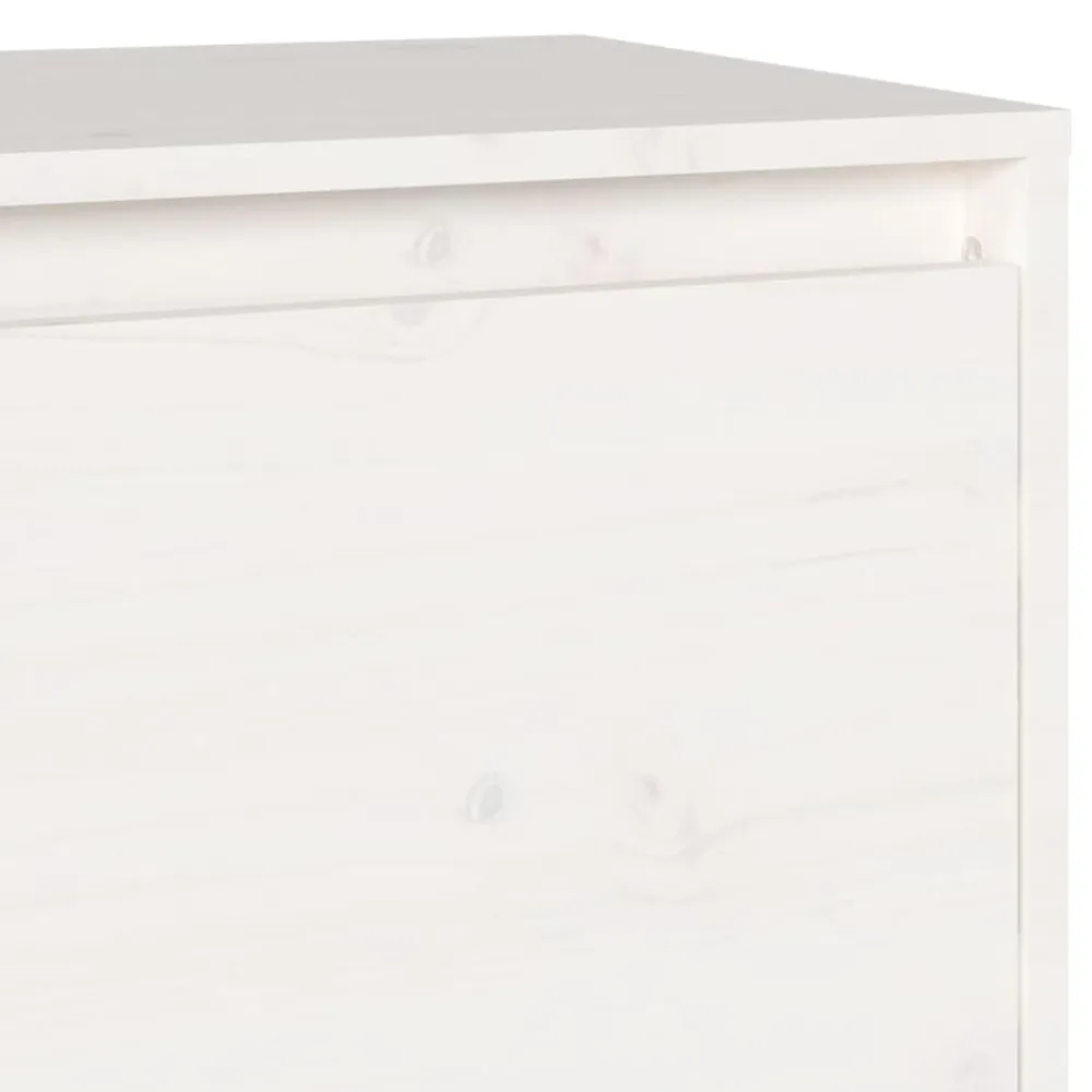 vidaXL Muebles Tv-Mueble de TV madera maciza de pino 140x35x40 cm