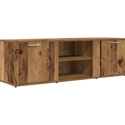 vidaXL Muebles Tv-Mueble de TV madera contrachapada envejecida 120x34x37 cm