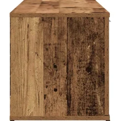 vidaXL Muebles Tv-Mueble de TV madera contrachapada envejecida 120x34x37 cm