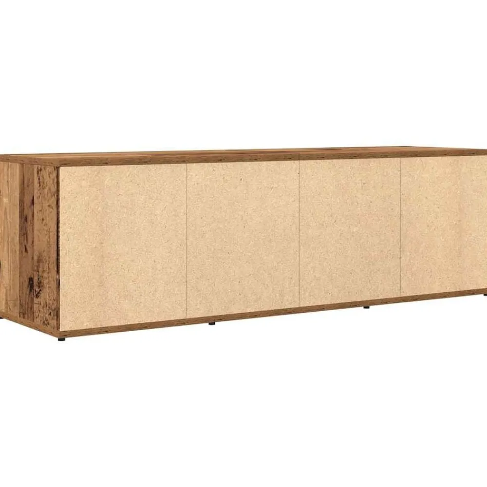 vidaXL Muebles Tv-Mueble de TV madera contrachapada envejecida 120x34x37 cm