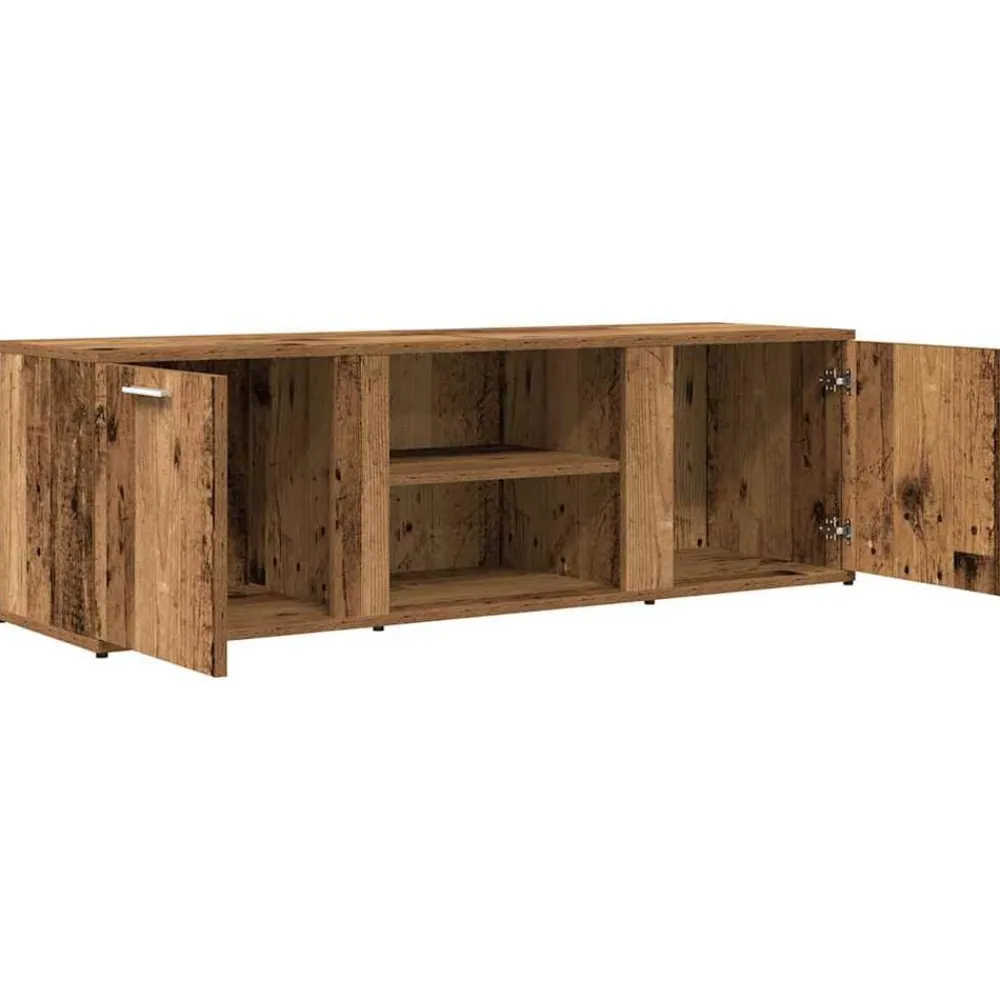 vidaXL Muebles Tv-Mueble de TV madera contrachapada envejecida 120x34x37 cm