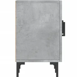 vidaXL Muebles Tv-Mueble de TV madera de ingeniería gris hormigón 150x30x50 cm