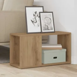 vidaXL Mueble de TV madera de ingeniería 60x24x32 cm Roble artisan