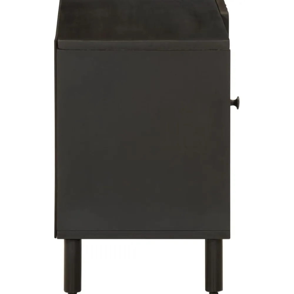 vidaXL Muebles Tv-Mueble de TV madera maciza de mango 80x31x46 cm