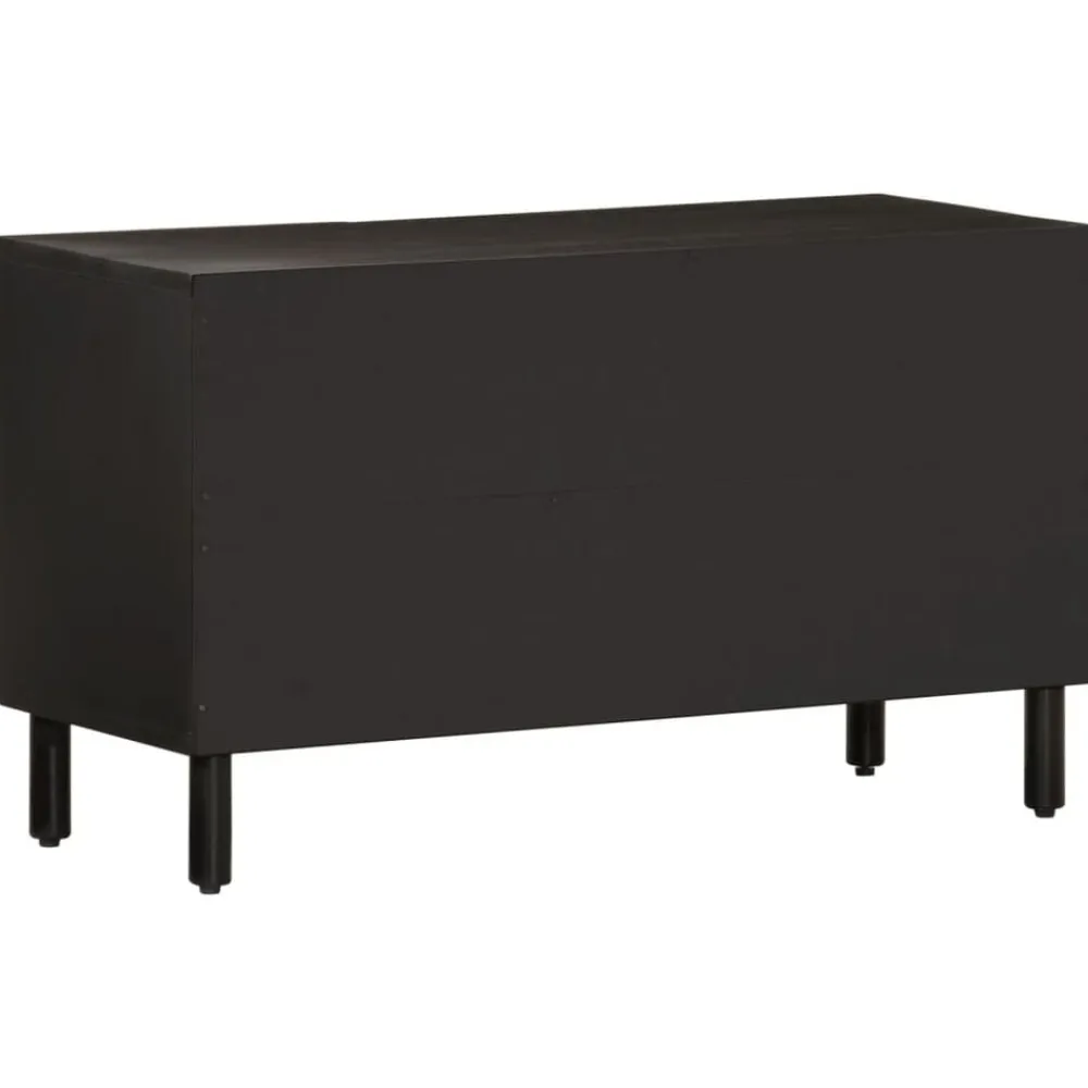 vidaXL Muebles Tv-Mueble de TV madera maciza de mango 80x31x46 cm