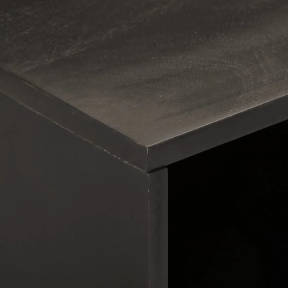 vidaXL Muebles Tv-Mueble de TV madera maciza de mango 80x31x46 cm