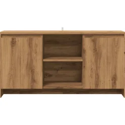 vidaXL Muebles Tv-Mueble de TV madera ingeniería roble artesanal 102x37,5x52,5cm