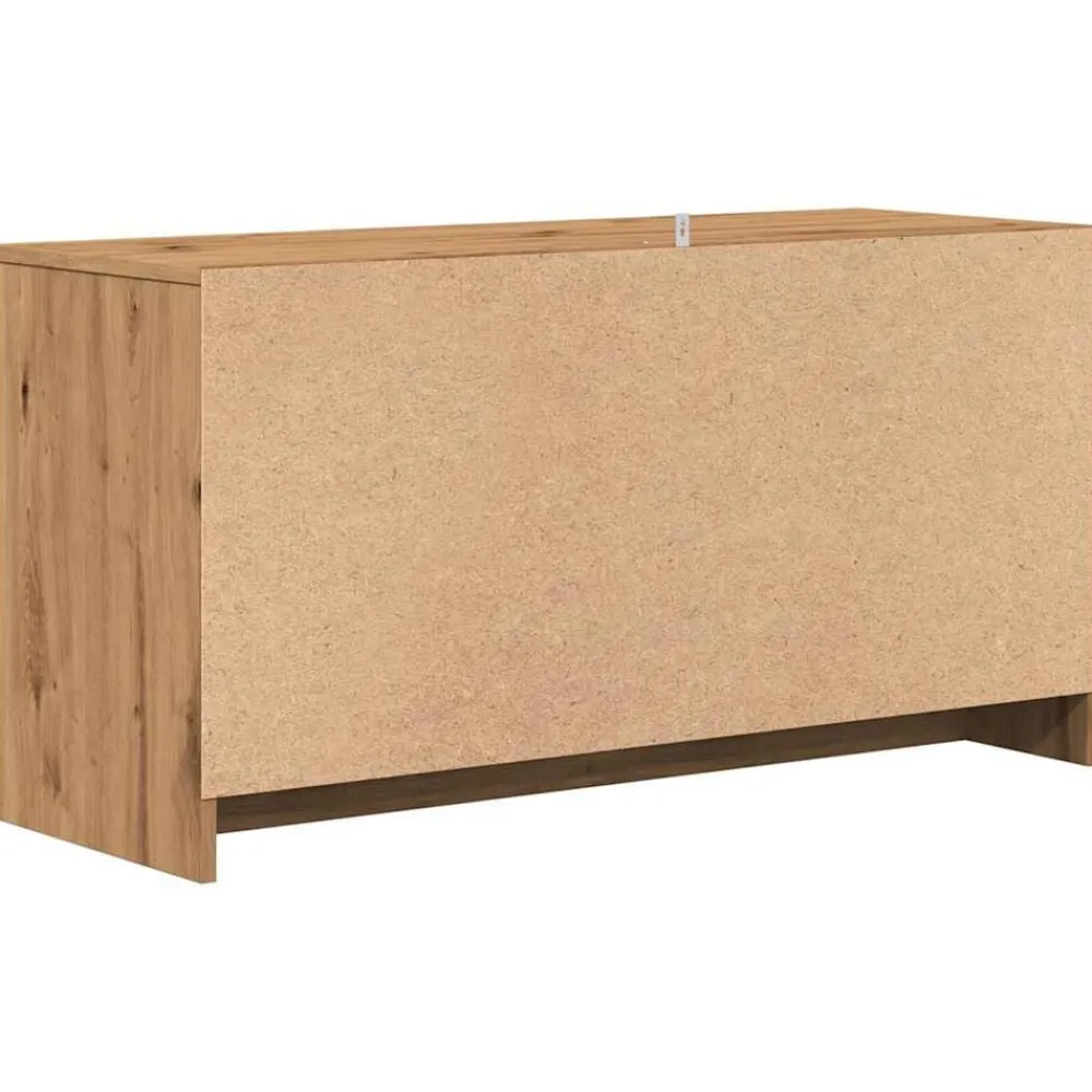 vidaXL Muebles Tv-Mueble de TV madera ingeniería roble artesanal 102x37,5x52,5cm