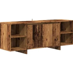vidaXL Muebles Tv-Mueble de TV madera de ingeniería envejecida 130x35x50 cm
