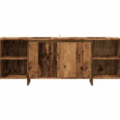 vidaXL Muebles Tv-Mueble de TV madera de ingeniería envejecida 130x35x50 cm