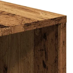 vidaXL Muebles Tv-Mueble de TV madera de ingeniería envejecida 130x35x50 cm
