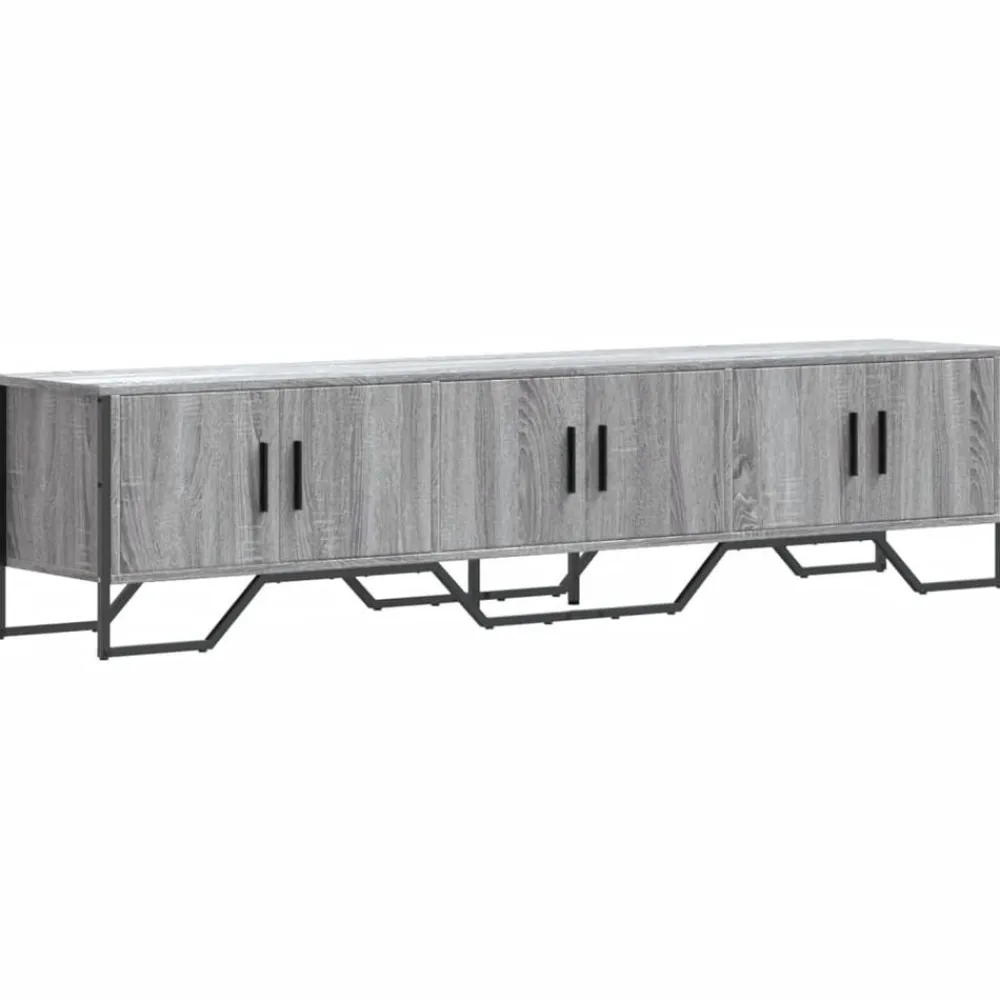 vidaXL Mueble de TV madera de ingeniería 180x34x41 cm Gris sonoma Sale