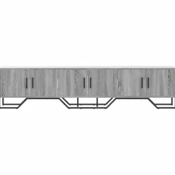 vidaXL Mueble de TV madera de ingeniería 180x34x41 cm Gris sonoma Sale