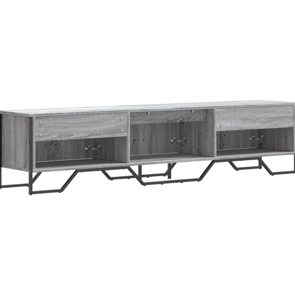 vidaXL Mueble de TV madera de ingeniería 180x34x41 cm Gris sonoma Sale