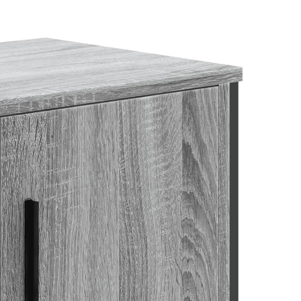 vidaXL Mueble de TV madera de ingeniería 180x34x41 cm Gris sonoma Sale
