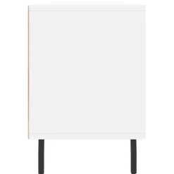 vidaXL Mueble de TV madera contrachapada 150x30x44,5 cm Blanco Discount