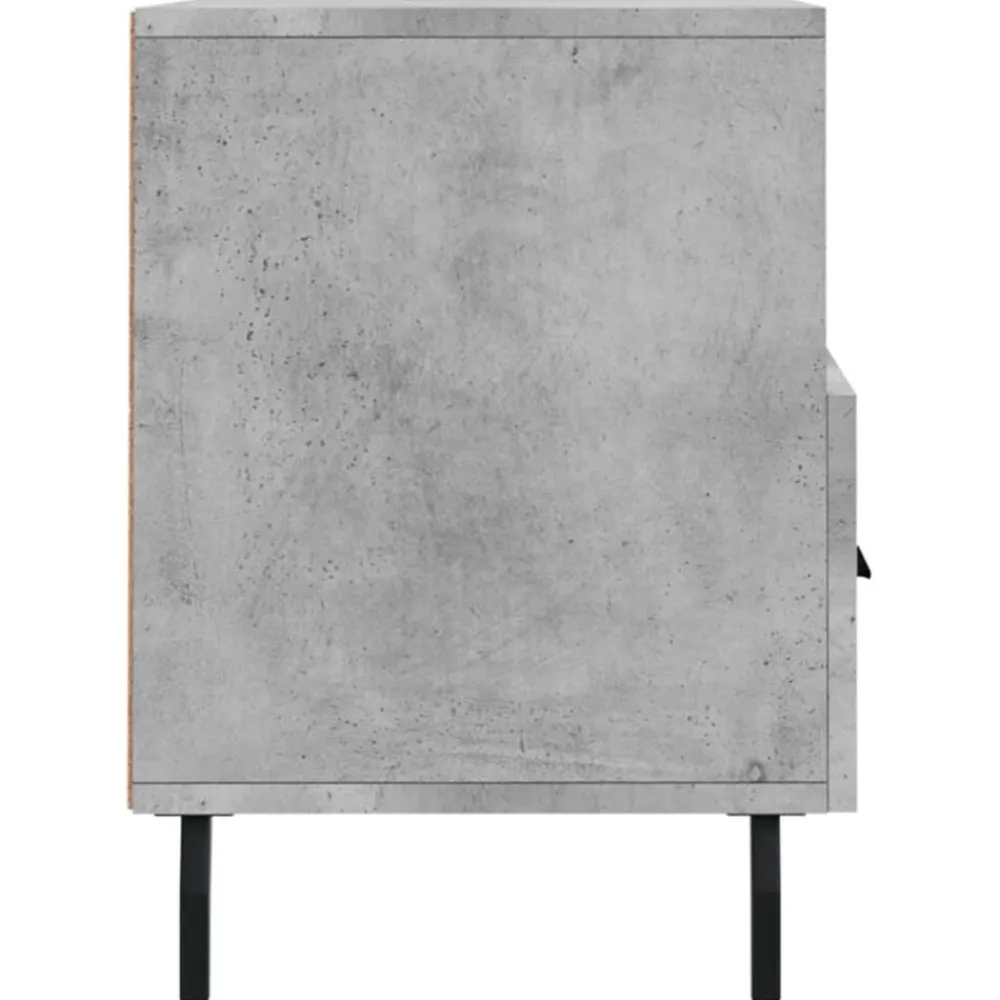 vidaXL Mueble de TV madera de ingeniería gris hormigón 102x36x50 cm Gris hormigón Sale