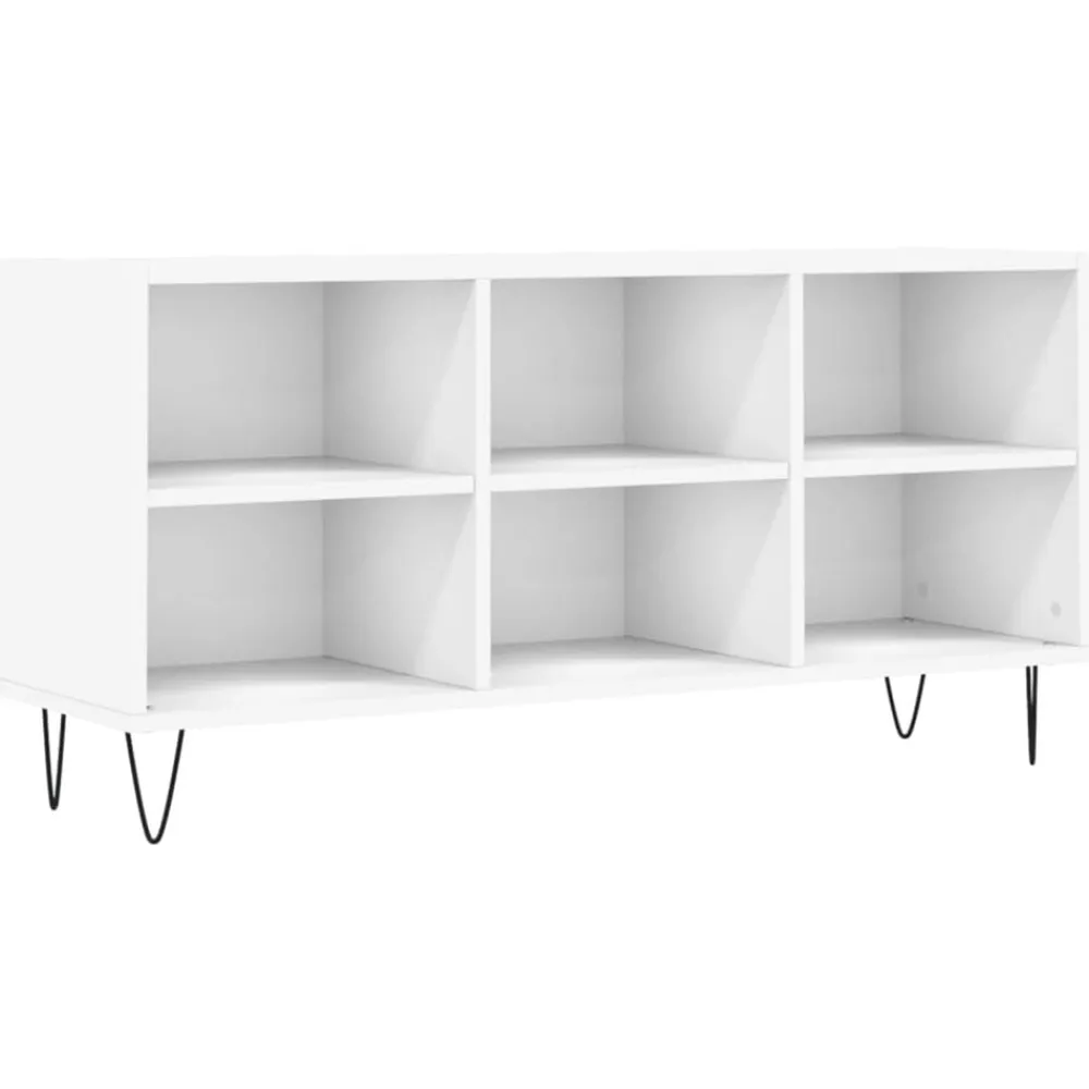 vidaXL Muebles Tv-Mueble de TV madera de ingeniería 103,5x30x50 cm