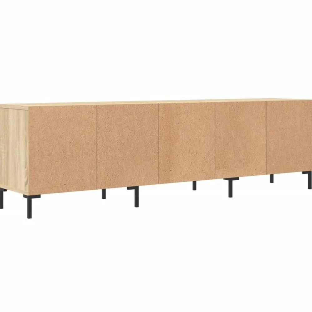 vidaXL Mueble de TV madera contrachapada 150x30x44,5 cm Roble Sonoma New