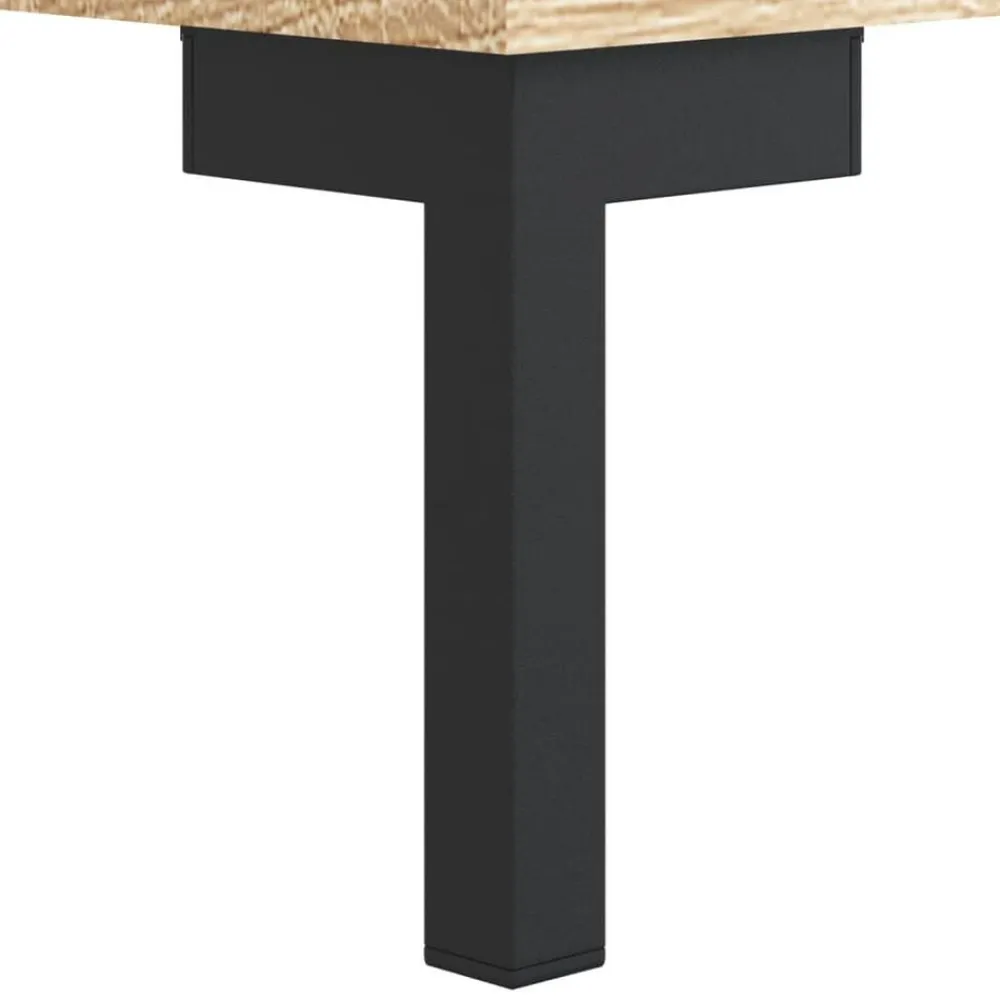 vidaXL Mueble de TV madera contrachapada 150x30x44,5 cm Roble Sonoma New
