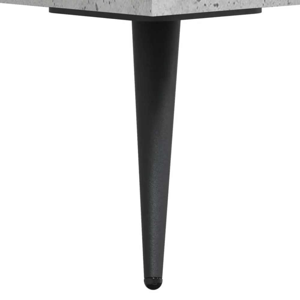 vidaXL Muebles Tv-Mueble de TV madera de ingeniería gris hormigón 102x36x50 cm