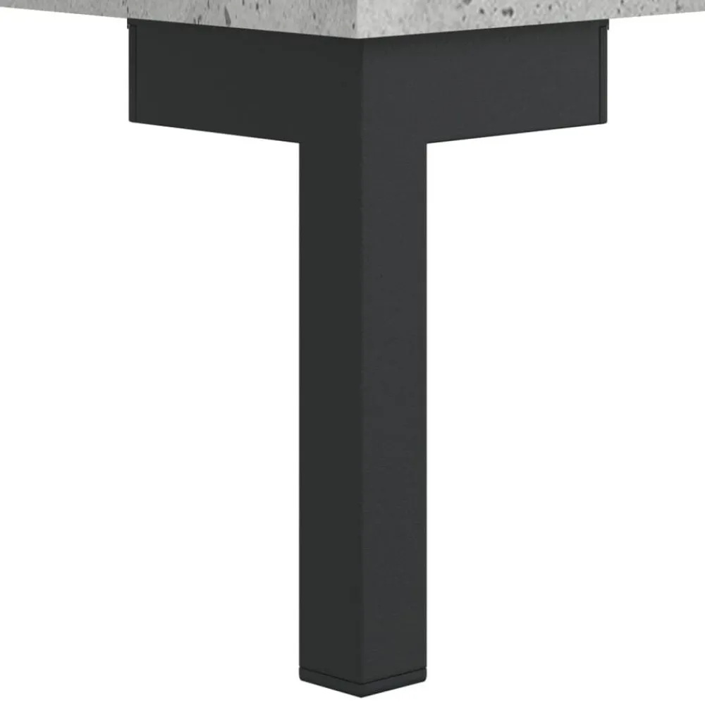 vidaXL Mueble de TV madera contrachapada gris hormigón 150x30x44,5 cm Gris hormigón Outlet