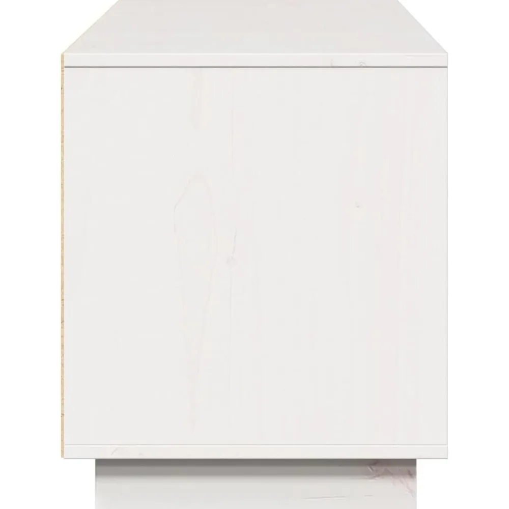 vidaXL Muebles Tv-Mueble de TV madera maciza de pino 156x37x45 cm