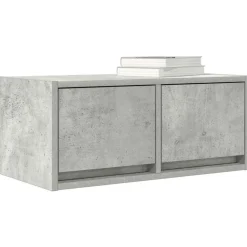 vidaXL Muebles Tv-Mueble de TV madera de ingeniería gris hormigón 60x31x25,5 cm