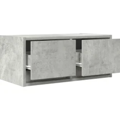 vidaXL Muebles Tv-Mueble de TV madera de ingeniería gris hormigón 60x31x25,5 cm