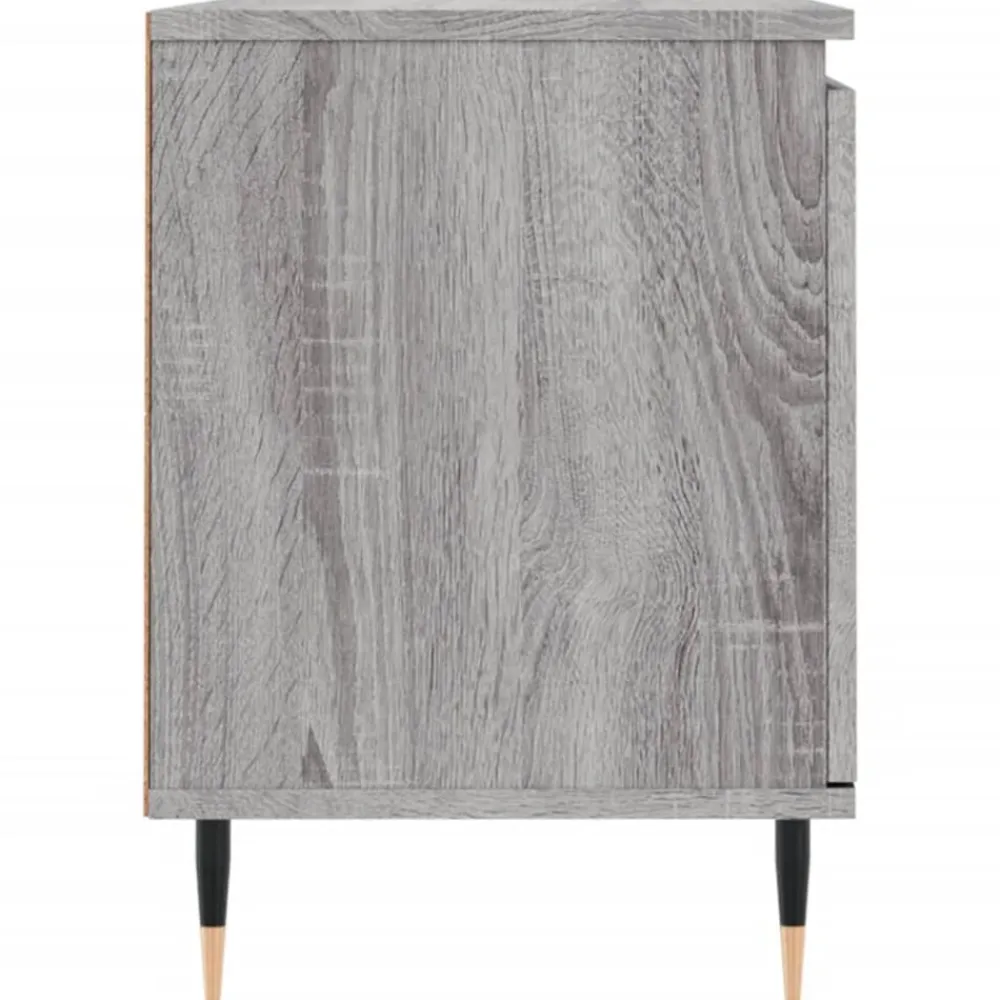 vidaXL Mueble de TV madera de ingeniería 104x35x50 cm Gris sonoma New