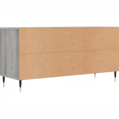 vidaXL Mueble de TV madera de ingeniería 104x35x50 cm Gris sonoma New