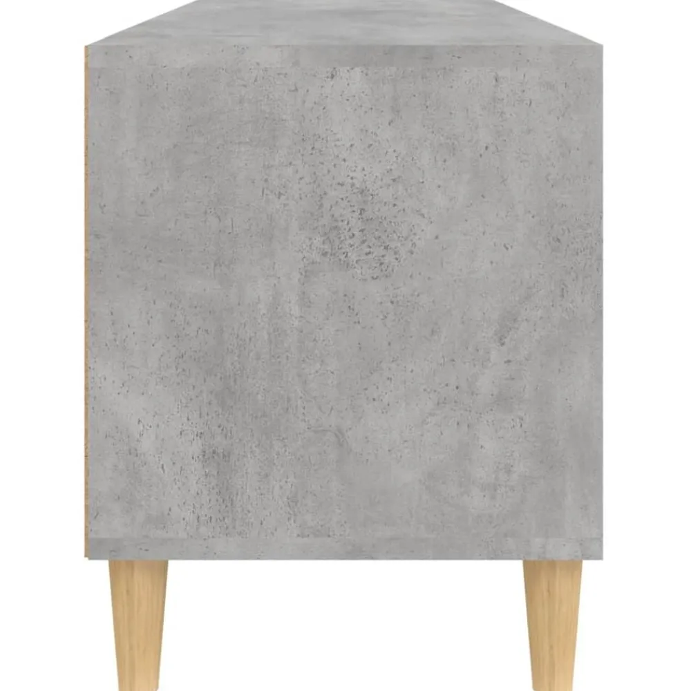 vidaXL Muebles Tv-Mueble de TV madera contrachapada gris hormigón 100x34,5x44,5cm
