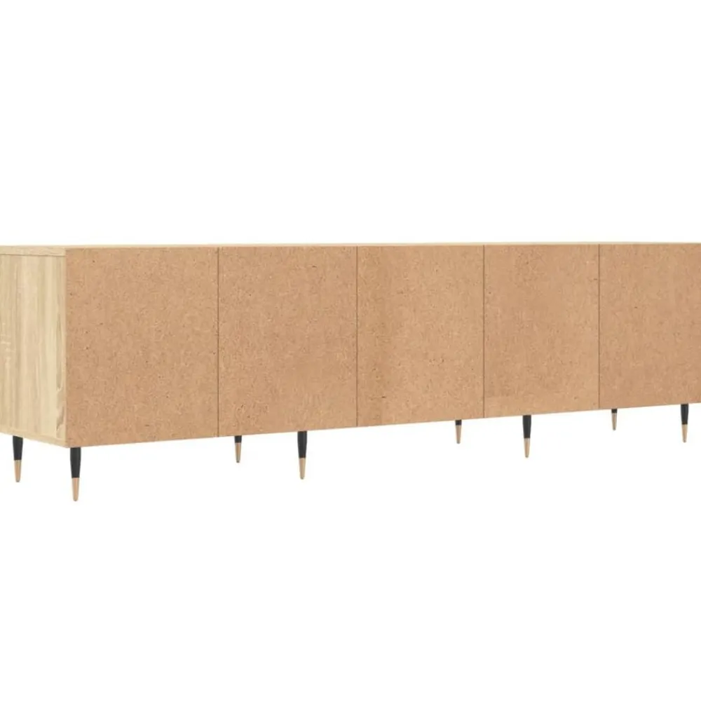vidaXL Mueble de TV madera contrachapada 150x30x44,5 cm Roble Sonoma Best