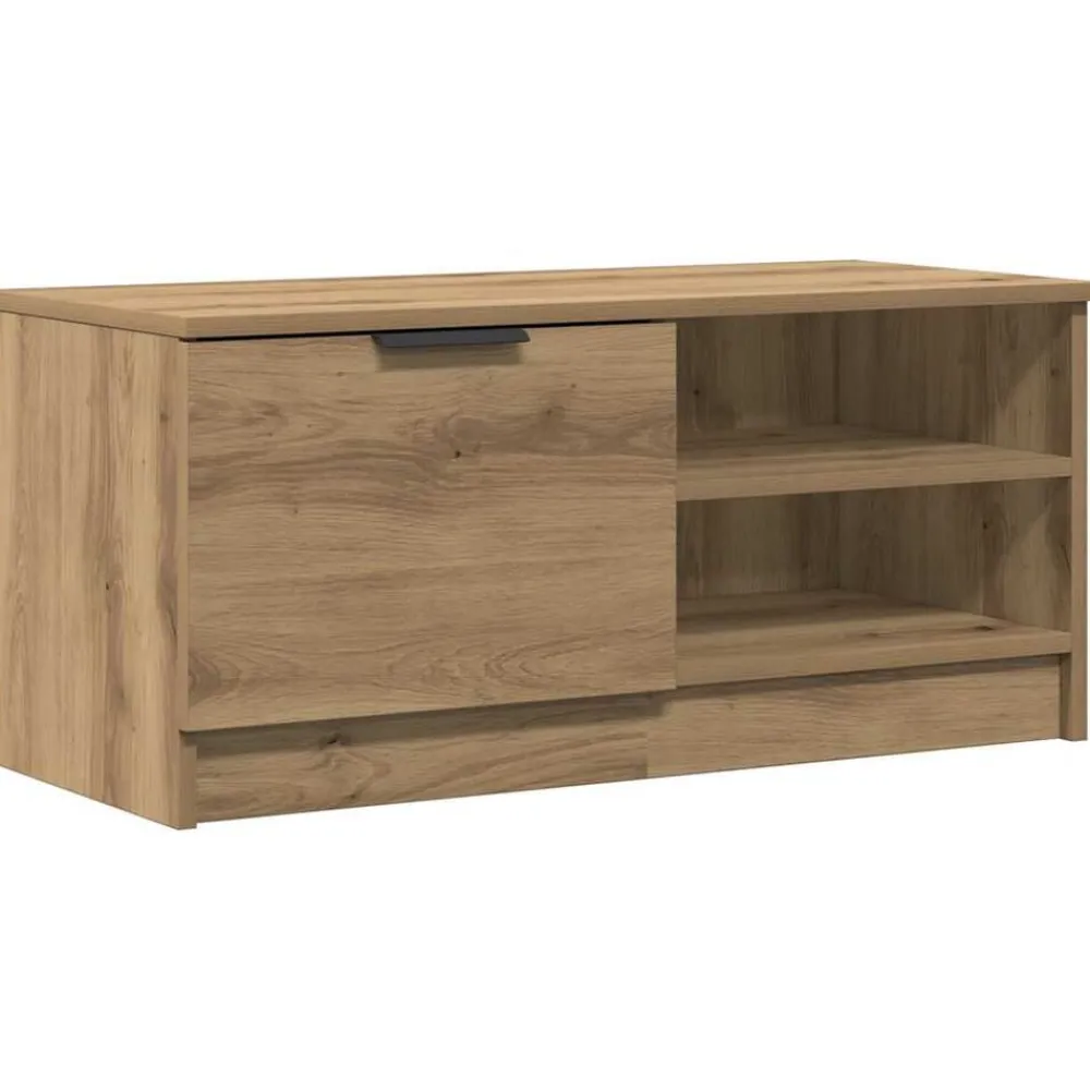 vidaXL Muebles Tv-Mueble de TV madera de ingeniería 80x35x36,5 cm
