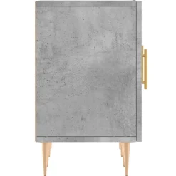 vidaXL Mueble de TV madera de ingeniería gris hormigón 150x30x50 cm Gris hormigón Outlet